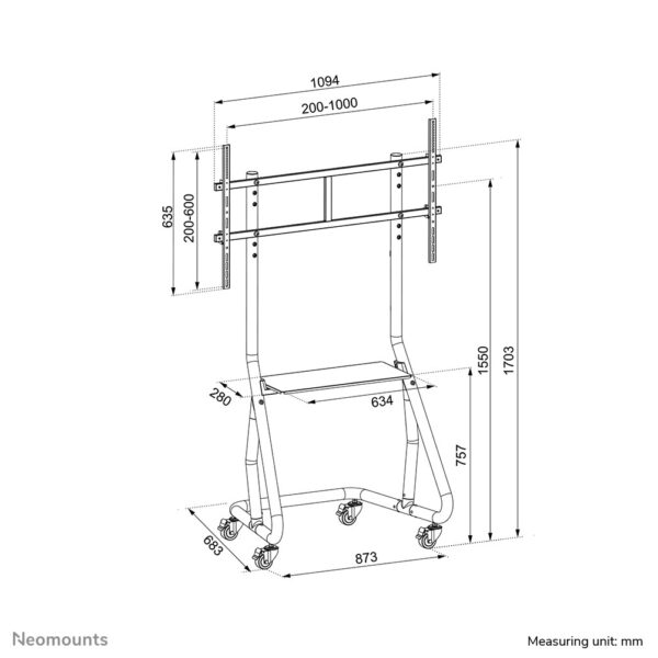 Neomounts vloersteun - Afbeelding 14