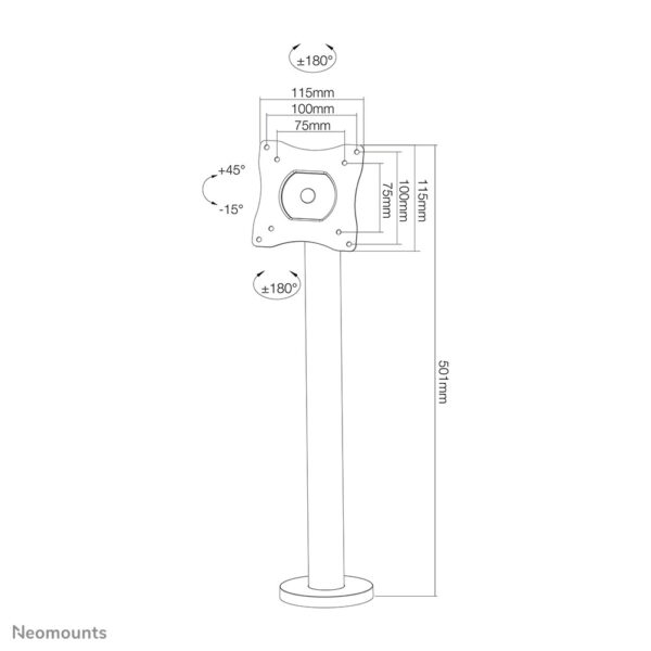 Neomounts monitorarm - Afbeelding 10