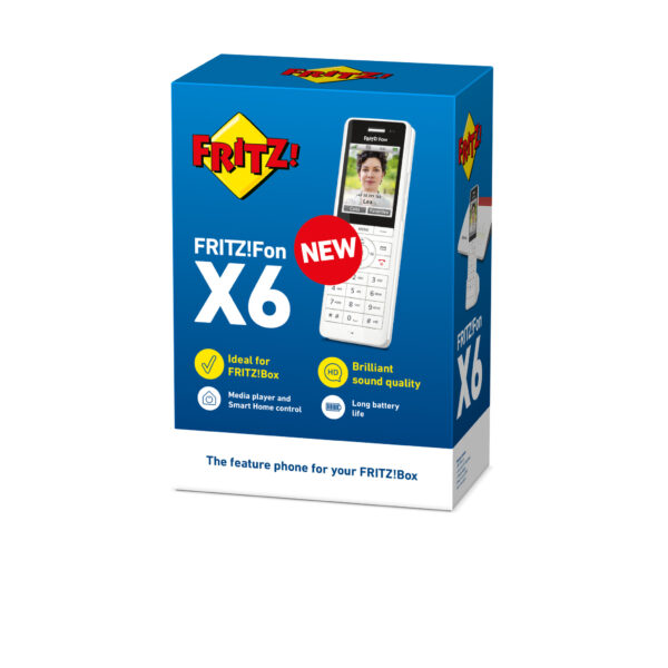 FRITZ!Fon X6 DECT-telefoon Nummerherkenning Wit - Afbeelding 4