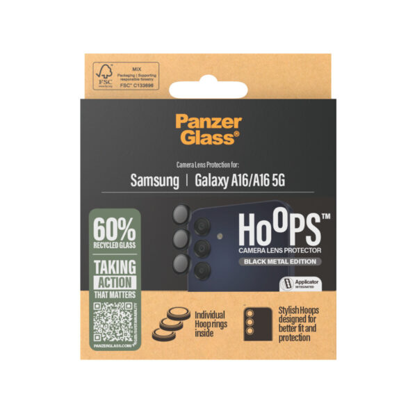 PanzerGlass Hoops Black Lens Protector Samsung New A15 - Afbeelding 3