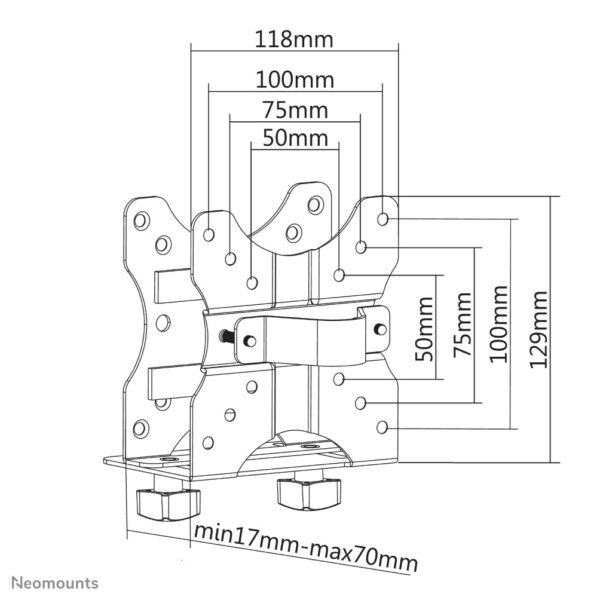 Neomounts nuc/thin client houder - Afbeelding 12