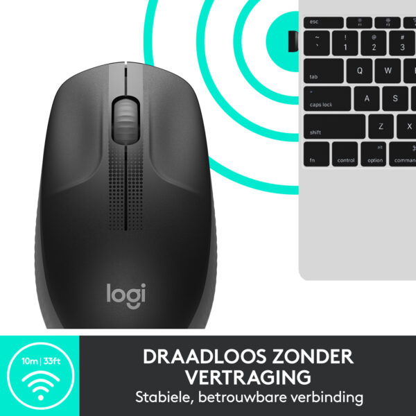 Logitech M190 Full-Size Wireless Mouse - Afbeelding 9