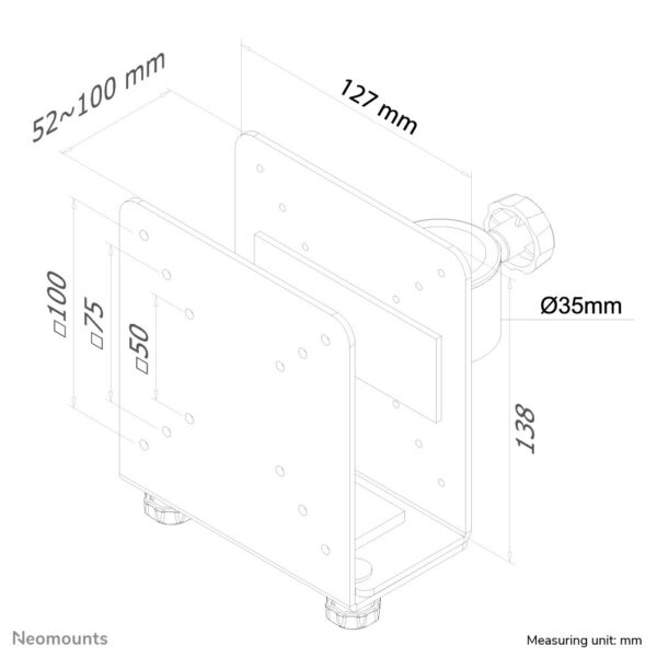 Neomounts thin client houder - Afbeelding 7