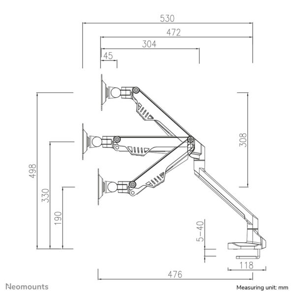 Neomounts monitorarm - Afbeelding 7