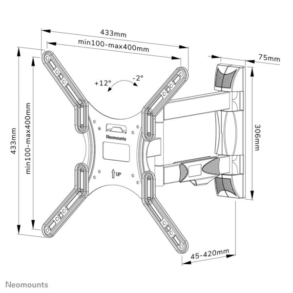 Neomounts tv wandsteun - Afbeelding 17