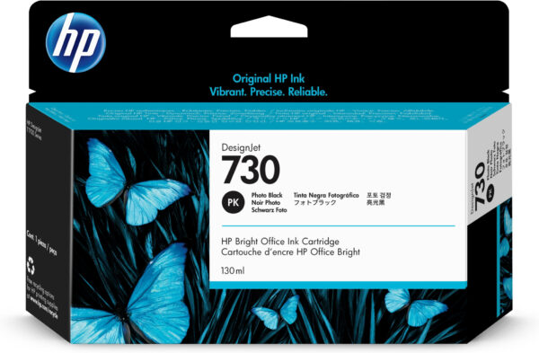 HP 730 zwarte DesignJet fotoinktcartridge, 130 ml - Afbeelding 11