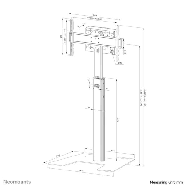 Neomounts vloersteun - Afbeelding 17