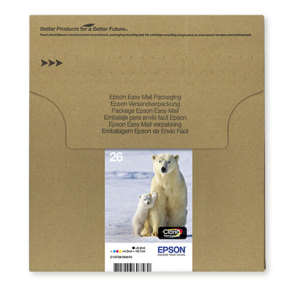 Epson Polar bear Multipack 4-colours 26 EasyMail - Afbeelding 2