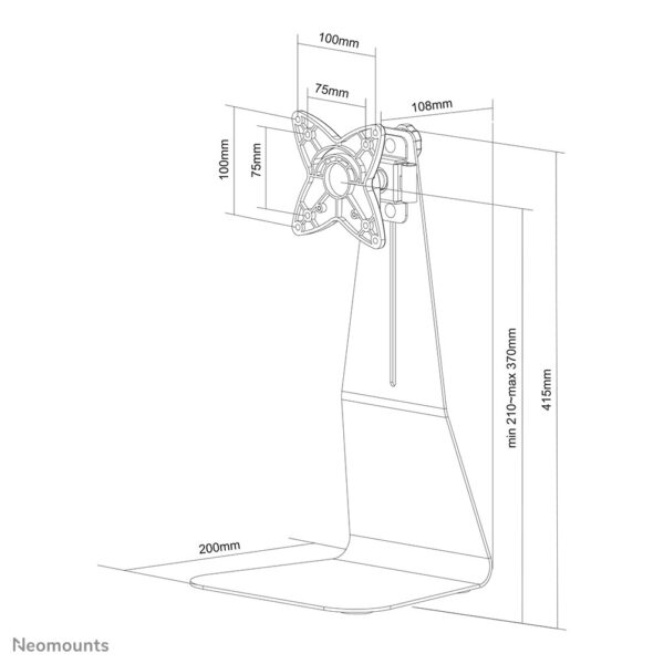 Neomounts monitor stand - Afbeelding 3