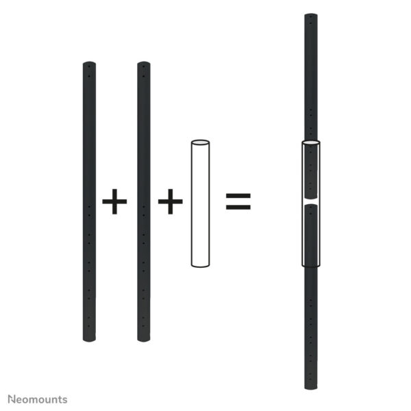 Neomounts verlengbuis koppelstuk - Afbeelding 2