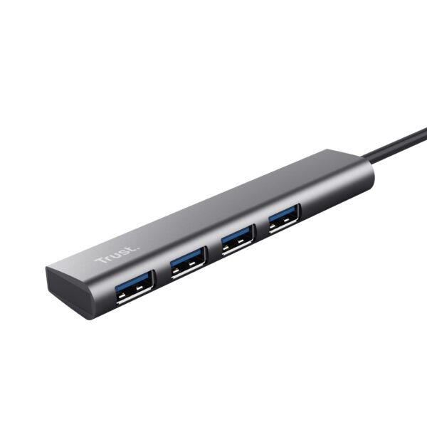 Trust Halyx USB 3.2 Gen 1 (3.1 Gen 1) Type-A 5 Mbit/s Zwart, Grijs - Afbeelding 2