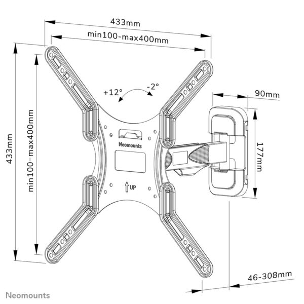 Neomounts tv wandsteun - Afbeelding 17