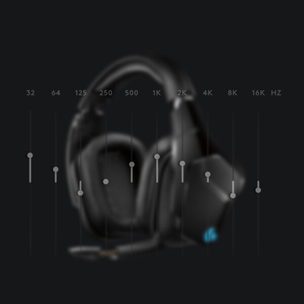 Logitech G G935 Wireless 7.1 Surround Sound LIGHTSYNC Gaming Headset - Afbeelding 6