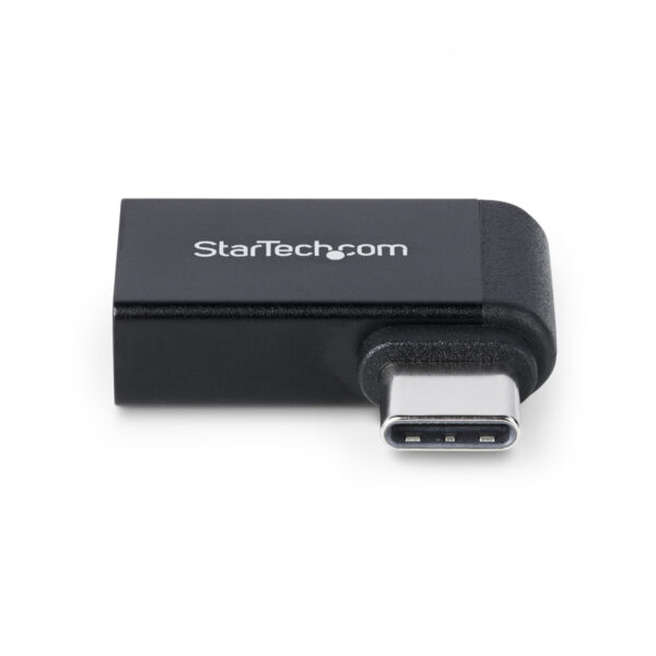 StarTech.com Haakse USB-C naar USB-A Adapter, USB 5Gbps, Compacte USB-C Male naar USB-A Female Adapter, Duurzame Metalen Behuizi - Afbeelding 3