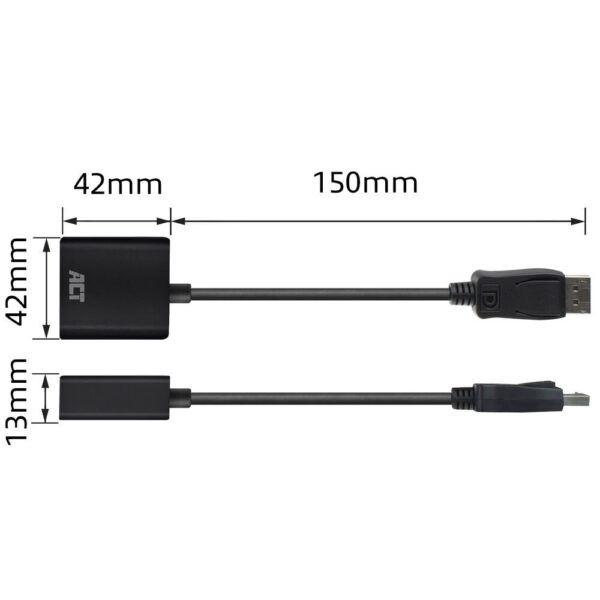 ACT DisplayPort naar VGA adapter - Afbeelding 3