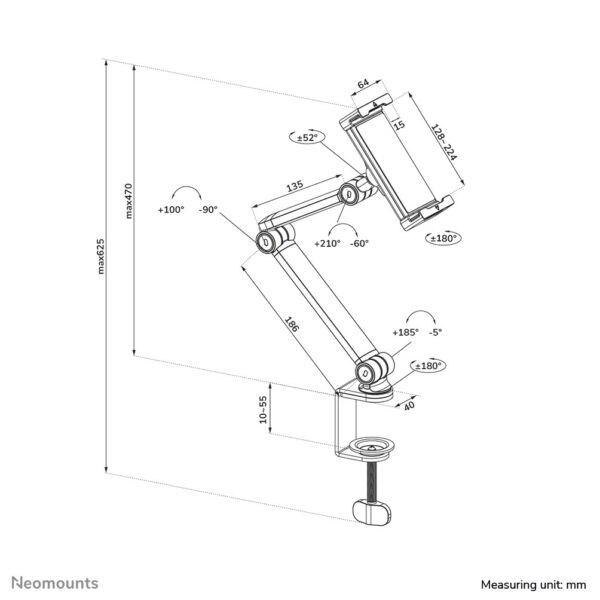 Neomounts tablet stand - Afbeelding 18