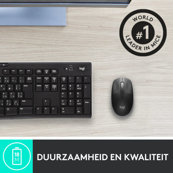 Logitech M190 Full-Size Wireless Mouse - Afbeelding 10