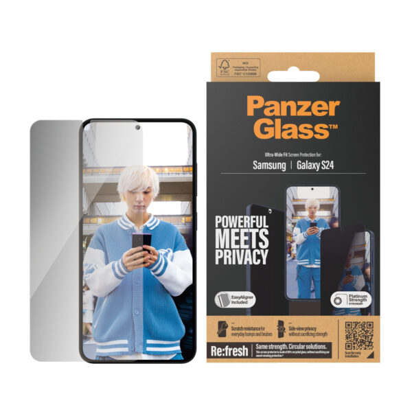 PanzerGlass Ultra Wide Fit Privacy Doorzichtige schermbeschermer Samsung 1 stuk(s) - Afbeelding 2