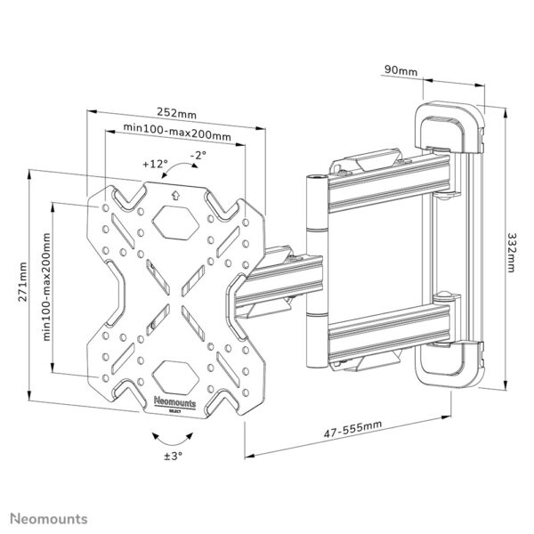 Neomounts tv wandsteun - Afbeelding 20