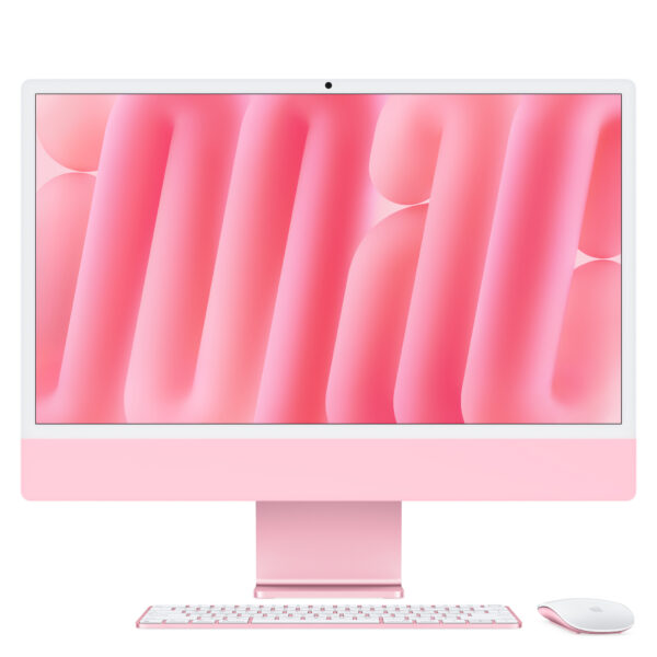 Apple iMac Apple M M4 59,7 cm (23.5") 4480 x 2520 Pixels Alles-in-één-pc 16 GB 512 GB SSD macOS Sequoia Wi-Fi 6E (802.11ax) Roze