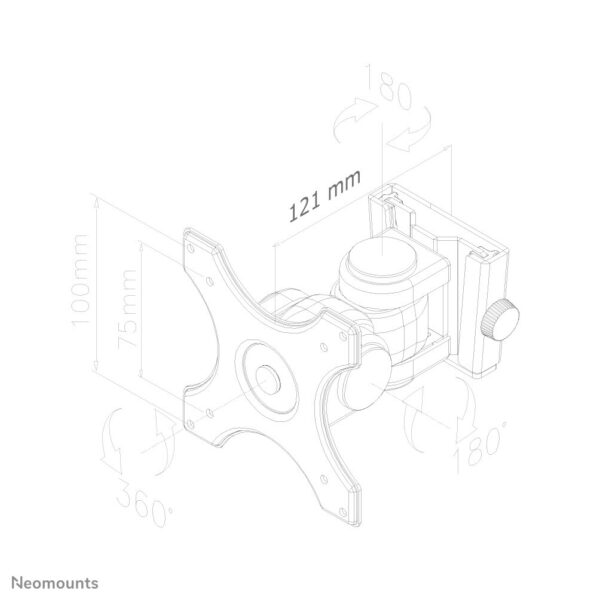 Neomounts tv/monitor wandsteun - Afbeelding 6