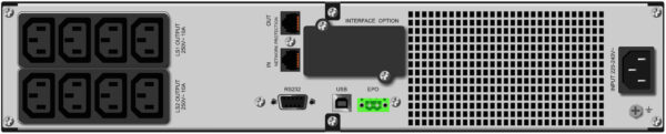 NEXT UPS Systems Mantis II 2000 RT2U NETPACK UPS Line-interactive 2 kVA 1800 W 8 AC-uitgang(en) - Afbeelding 4