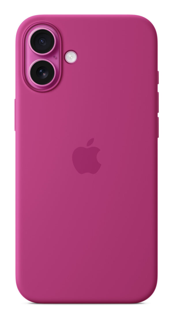 Apple Siliconenhoesje met MagSafe voor iPhone 16 Plus - Fuchsia - Afbeelding 3