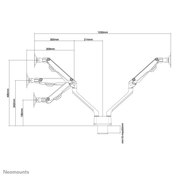 Neomounts monitorarm - Afbeelding 7