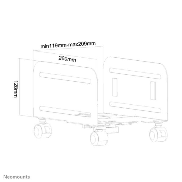 Neomounts CPU-M100BLACK CPU houder - max 10 kg - universeel - Afbeelding 11