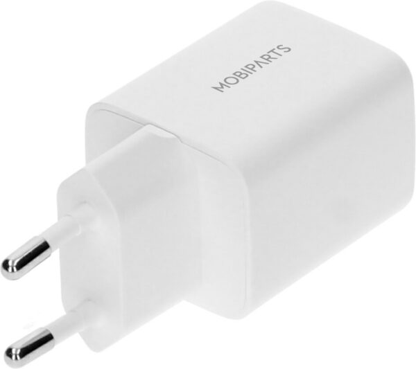 Mobiparts GaN Wall Charger Dual USB-C 35W White (with PD) - Afbeelding 5