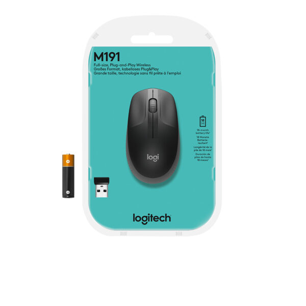 Logitech M190 Full-Size Wireless Mouse - Afbeelding 7