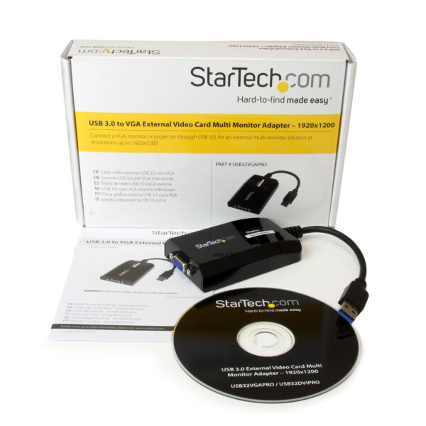 StarTech.com USB 3.0 naar VGA externe videokaartadapter voor meerdere schermen voor Mac en pc – 1920x1200 / 1080p - Afbeelding 5