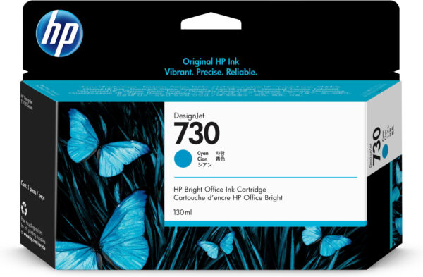 HP 730 cyaan DesignJet inktcartridge, 130 ml - Afbeelding 11