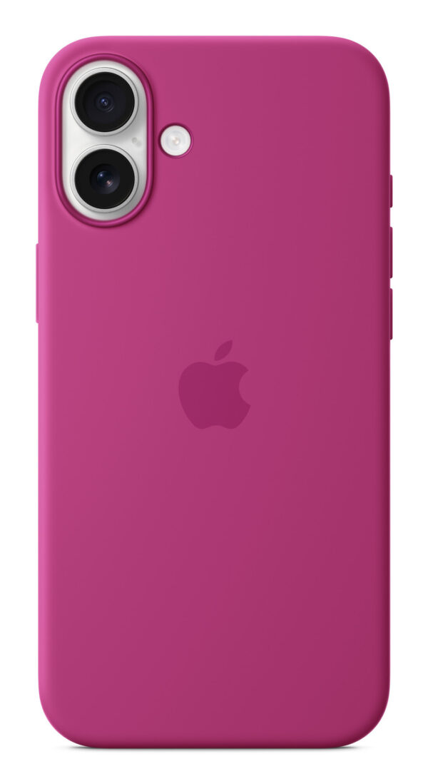 Apple Siliconenhoesje met MagSafe voor iPhone 16 Plus - Fuchsia - Afbeelding 4