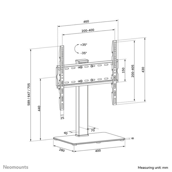 Neomounts TV-bureaustandaard - Afbeelding 18