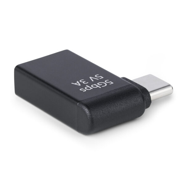 StarTech.com Haakse USB-C naar USB-A Adapter, USB 5Gbps, Compacte USB-C Male naar USB-A Female Adapter, Duurzame Metalen Behuizi - Afbeelding 2