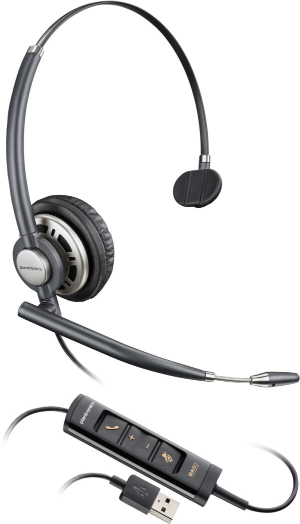 POLY EncorePro 715 USB-A Monoaural Headset TAA