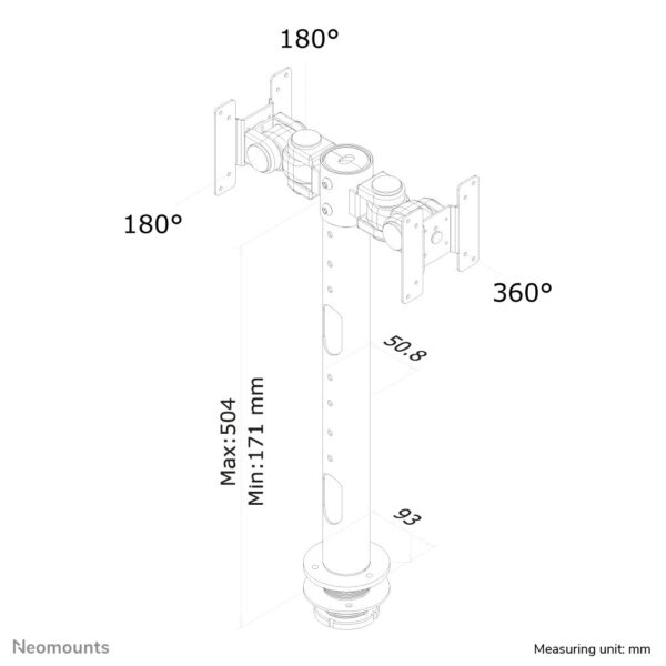 Neomounts monitorarm - Afbeelding 7