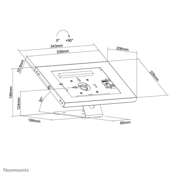 Neomounts tafelblad/wand tablethouder - Afbeelding 17