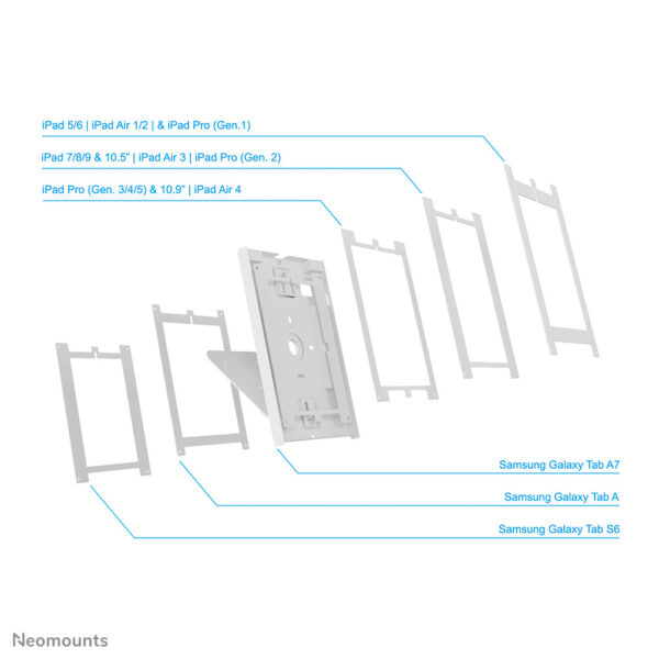 Neomounts tafelblad/wand tablethouder - Afbeelding 12