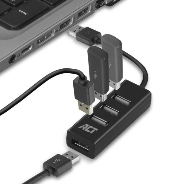 ACT USB hub 4 poorts USB-A - Afbeelding 3