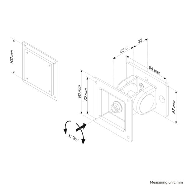 Neomounts toolbar steun - Afbeelding 2