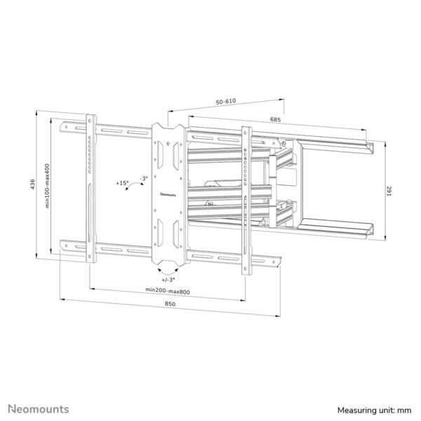 Neomounts tv wandsteun - Afbeelding 20