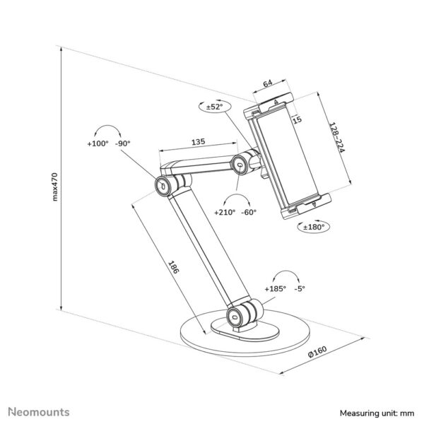 Neomounts tablet stand - Afbeelding 13