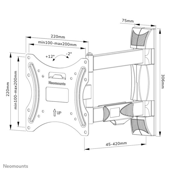 Neomounts tv wandsteun - Afbeelding 17