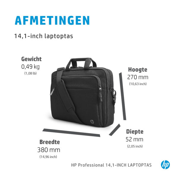 HP Professionele Laptoptas van 14,1 inch - Afbeelding 6