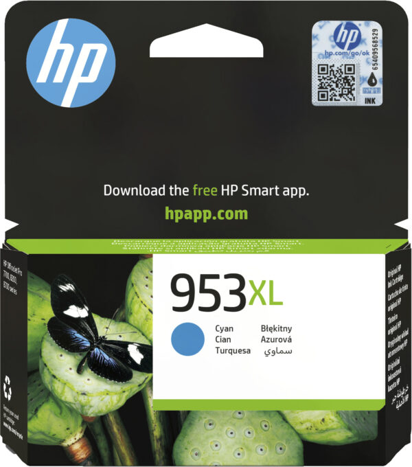 HP 953XL originele high-capacity cyaan inktcartridge