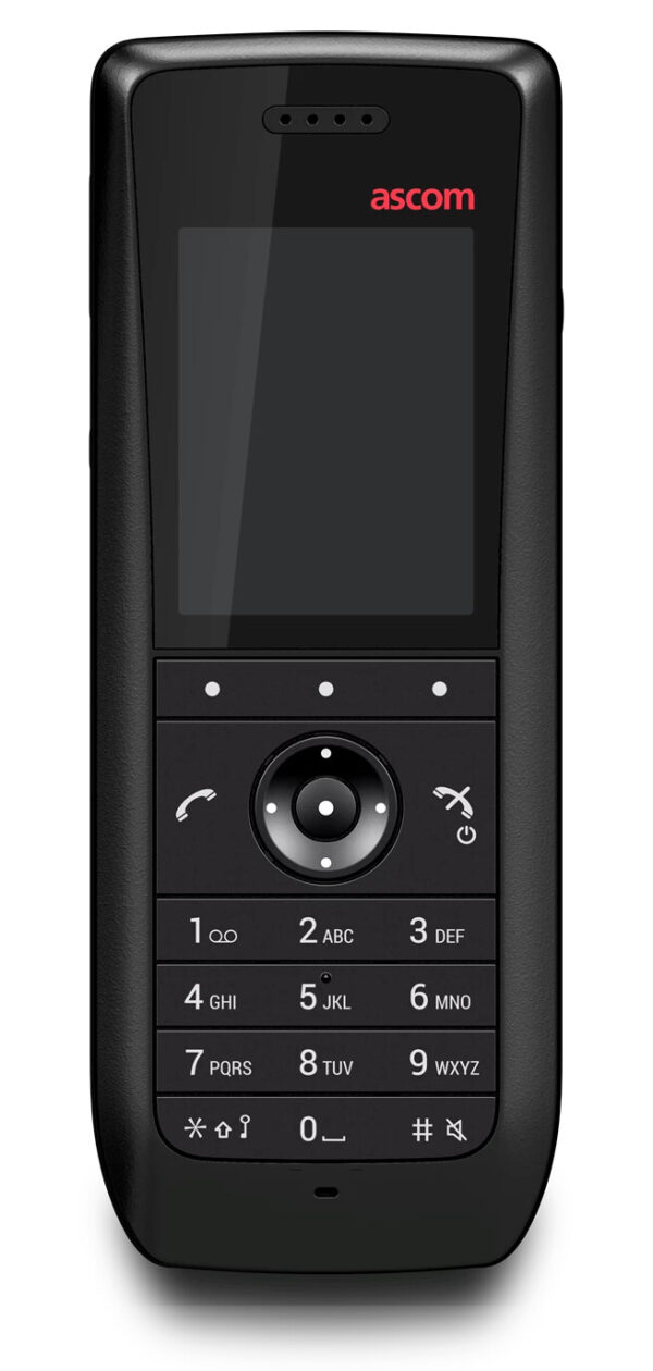 Ascom i63 Talker 5,08 cm (2") 135 g Zwart Robuuste telefoon