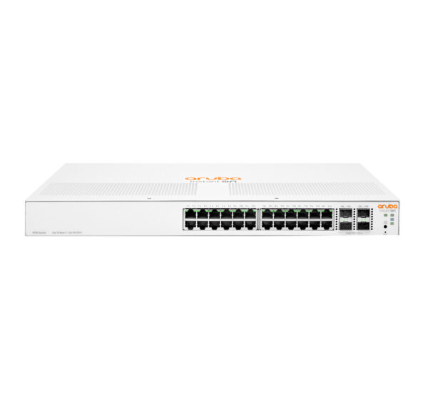 Hewlett Packard Enterprise Aruba Instant On 1930 24G Class4 PoE 4SFP/SFP+ 195W Managed L2+ Gigabit Ethernet (10/100/1000) Power