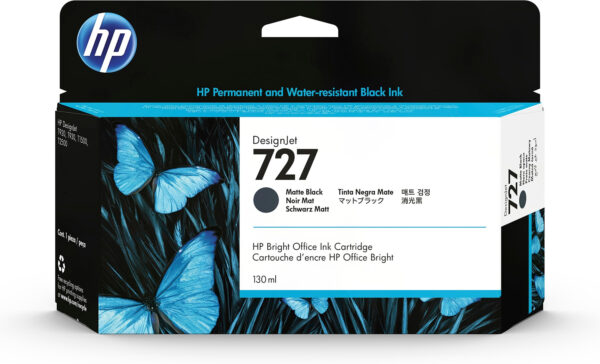 HP 727 matzwarte DesignJet inktcartridge, 130 ml - Afbeelding 11